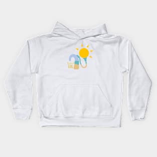 Cochlear Implant - Island Girl Design Kids Hoodie